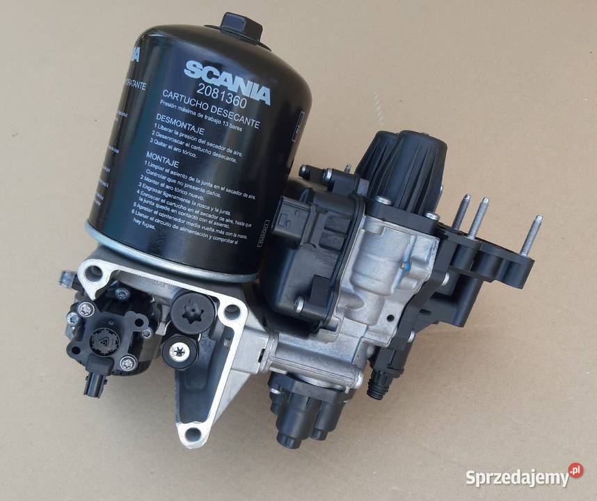 SCANIA EURO 6 NG APS PODWÓJNY OSUSZACZ WABCO Bieleń