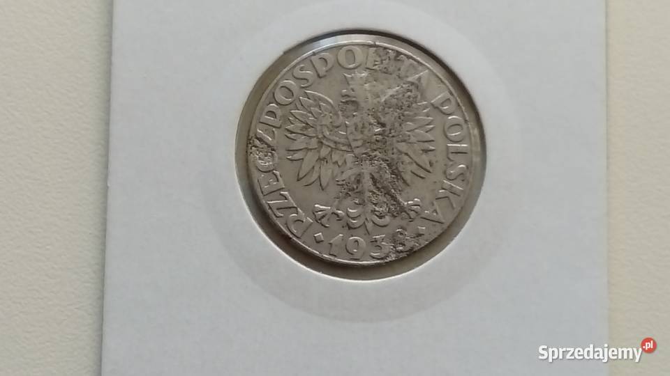 Moneta 50 gr 1938 r Generalne Gubernatorstwo Numizmatyka Mosina sprzedam