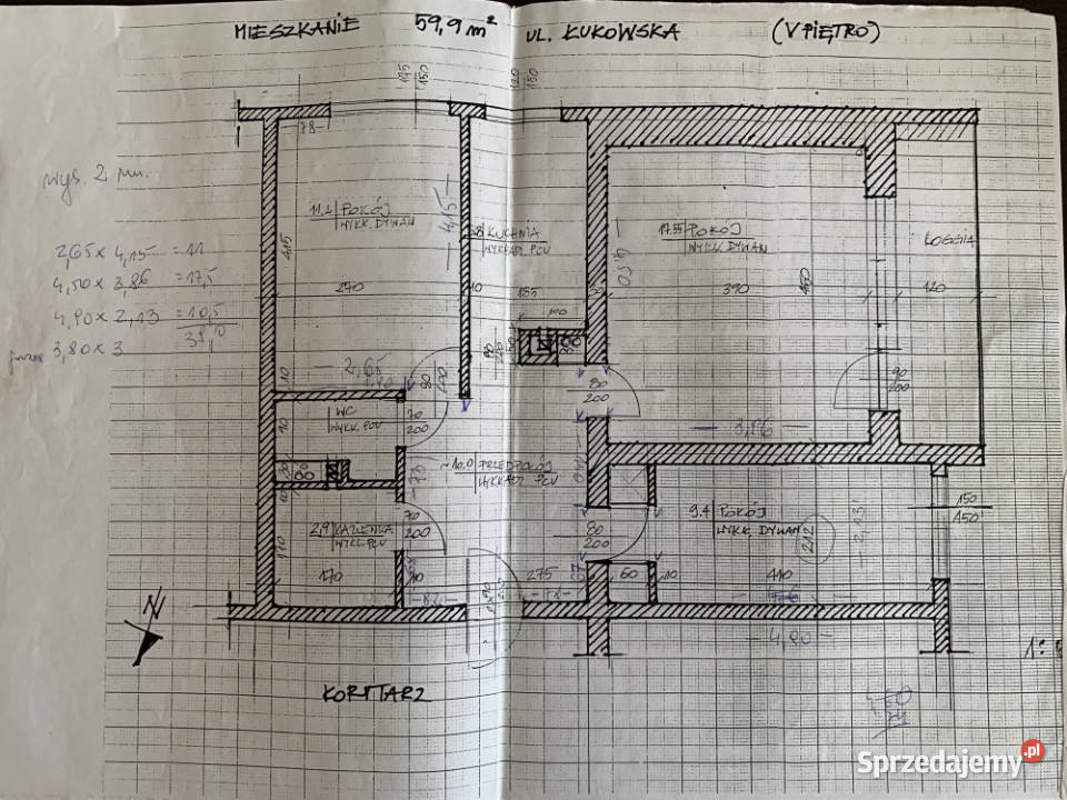 Warszawa PragaPołudnie 60m2 3 pokoje