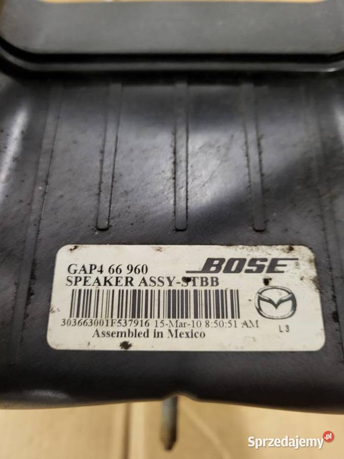 Wzmacniacz BOSE Mazda 6 2010r 222diesel Kamienna Góra