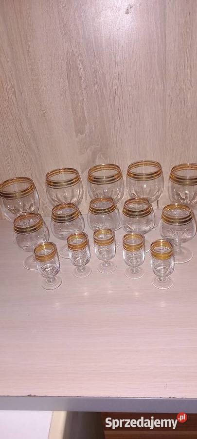 Kieliszki lampki Pieroth Jubilee vintage łódzkie