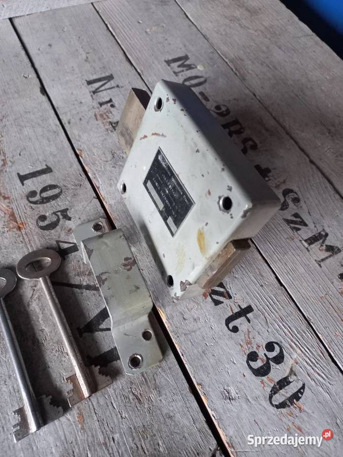 Zamek do drzwi skarbiec prl Warszawa