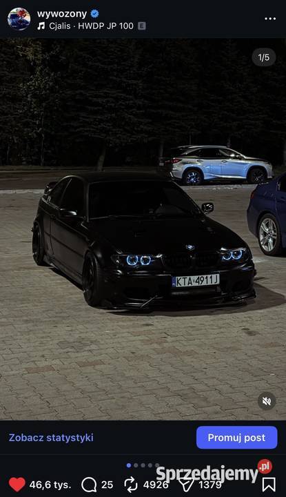 BMW E46 Coupe polift 25 192 LPG Drift ZAMIANA sprzedam