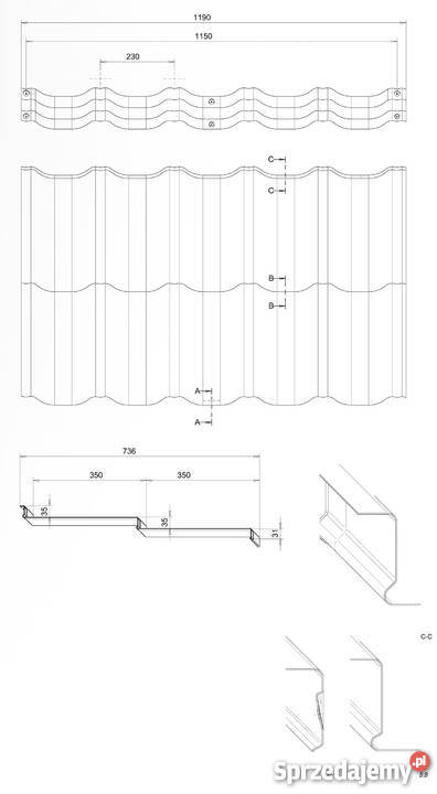 Blachodachówka Budmat VENECJA XMATT PROMOCJA Kazimierzówka