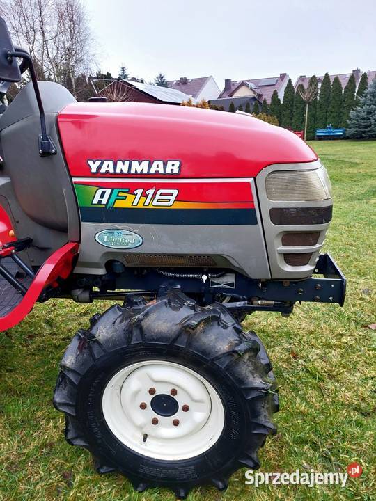 Traktorek Yanmar Af 118 18 4x4 Wspomaganie Wspomaganie kierownicy