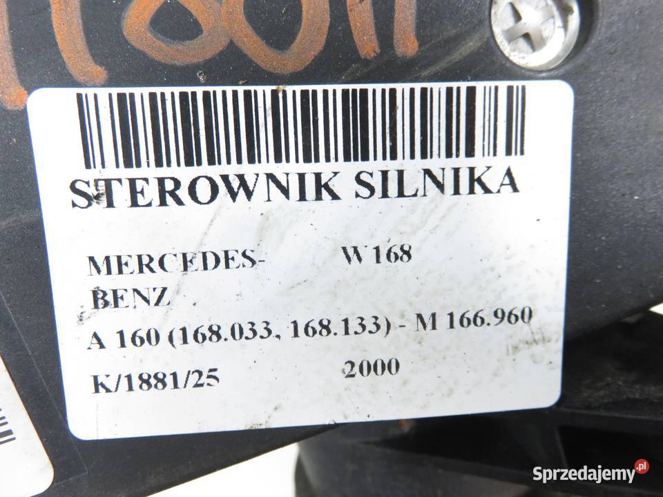 STEROWNIK MERCEDESBENZ W168 16 A0235450232 małopolskie