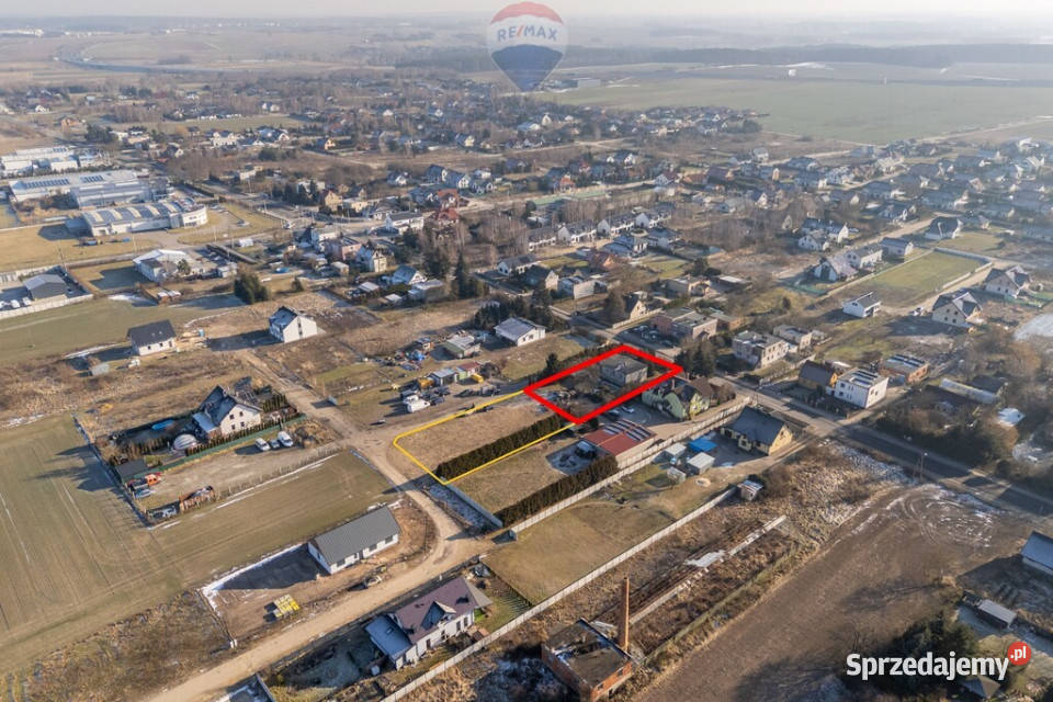 Rokietnica dom na działce z potencjałem MPZP utwardzona wielkopolskie
