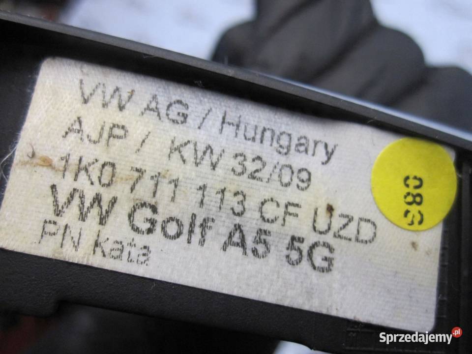 VW GOLF VI 10r mieszek gałka zmiany biegów osobowe świętokrzyskie