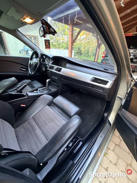 BMW E60 25 BENZYNA LPG AUTOMAT 2004 Krasna