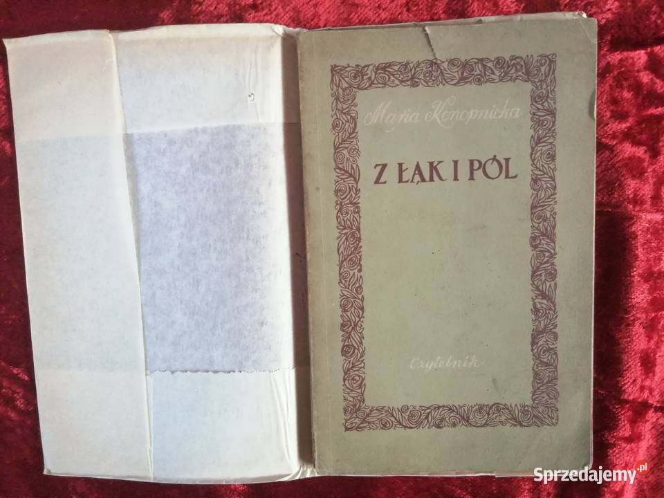 Maria Konopnicka Z łąk i pól 1953r poezja Siewierz sprzedam