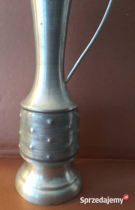 Vintage Norweski Dekoracyjny Dzbanek z Cyny Hand pomorskie Gdańsk