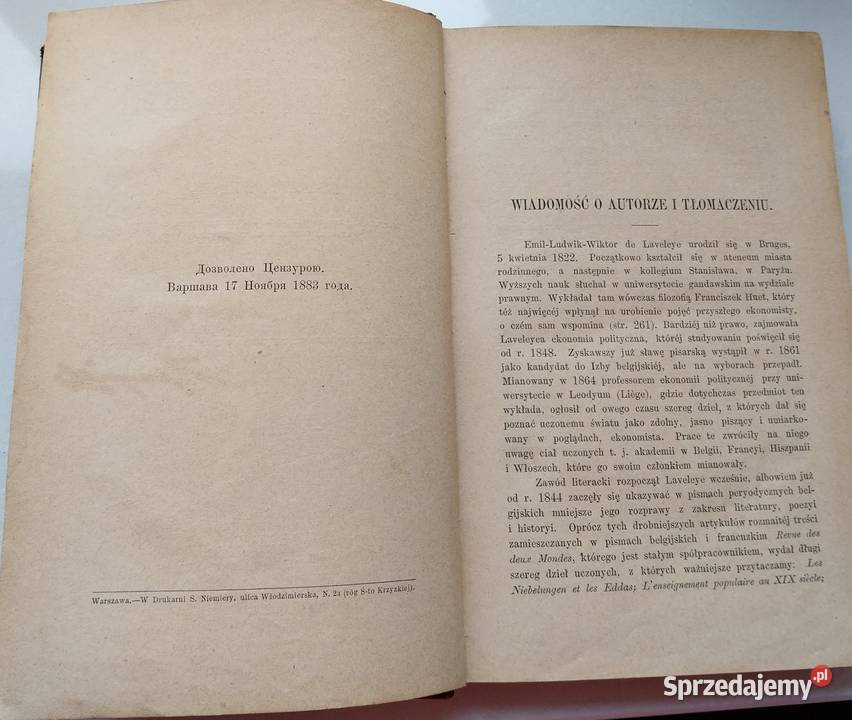 Socyalizm Spółczesny z 1884 r Warszawa