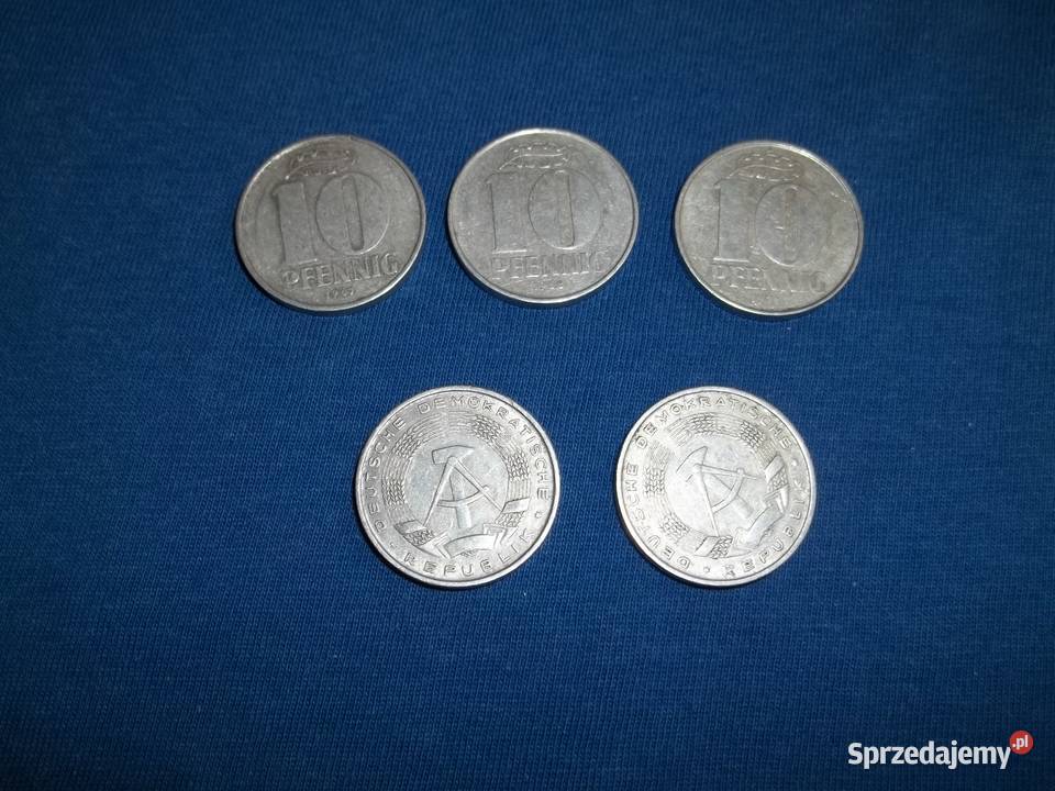Monety NIEMCY DDR zestaw 23 Łódź sprzedam