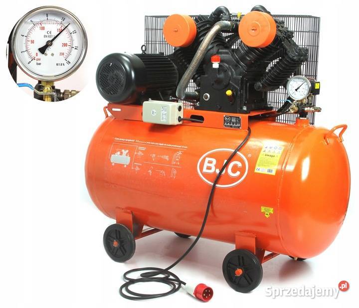 Kompresor BJC 350L sprężarka 4 tłokowa do Chmielnik