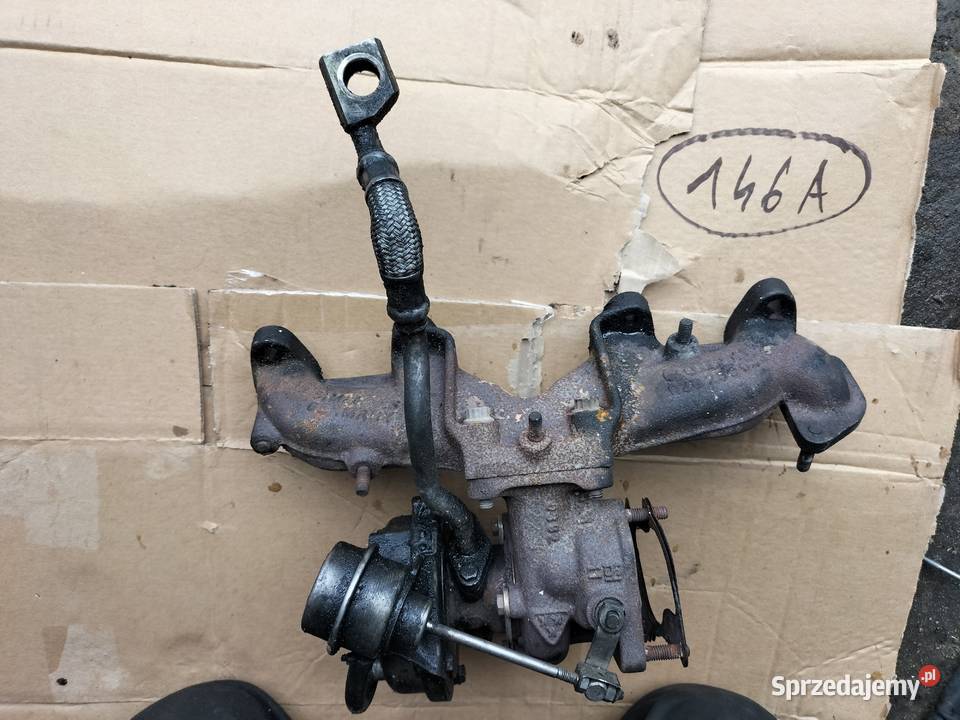 TURBO TURBINA KOLEKTOR WYDECHOWY AUDI B3 B4 19TD Kamień-Kolonia