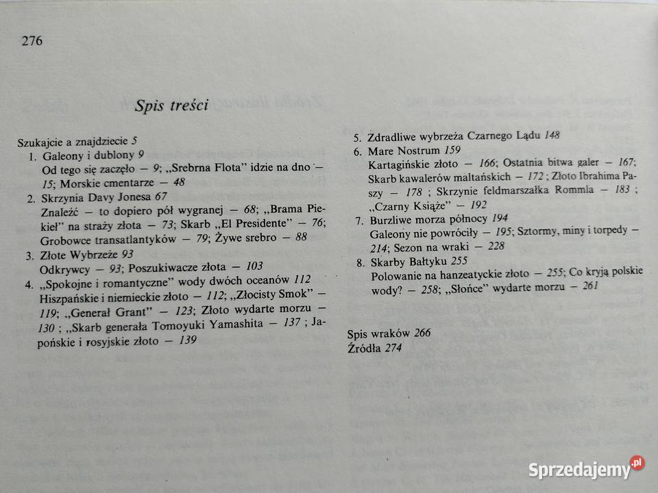 Skarby na dnie mórz Aleksander Grobicki Rok wydania 1990 Gdynia sprzedam