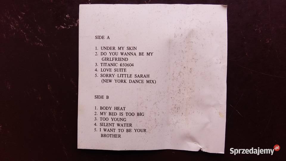 Kaseta magnetofonowa Blue System Body heat Wyd Siemiatycze sprzedam