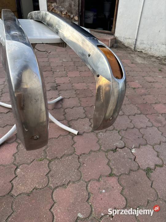 Audi 80 B1 zderzak przód tył komplet chrom