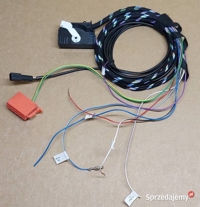 WIĄZKA KABEL INSTALACJA RADIA VW AUDI 8D0972643 Motoryzacja