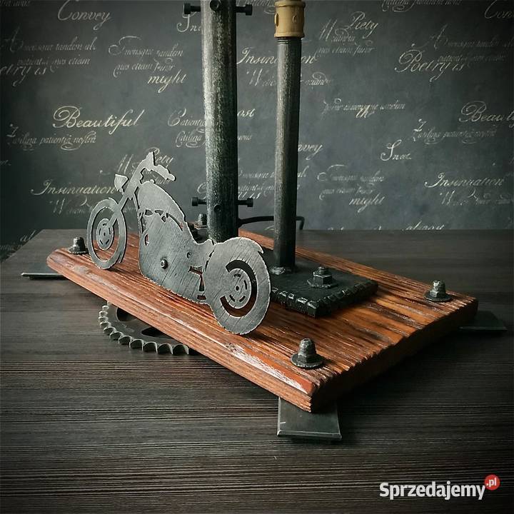 Unikalna Lampa Steampunk Loft Lampy