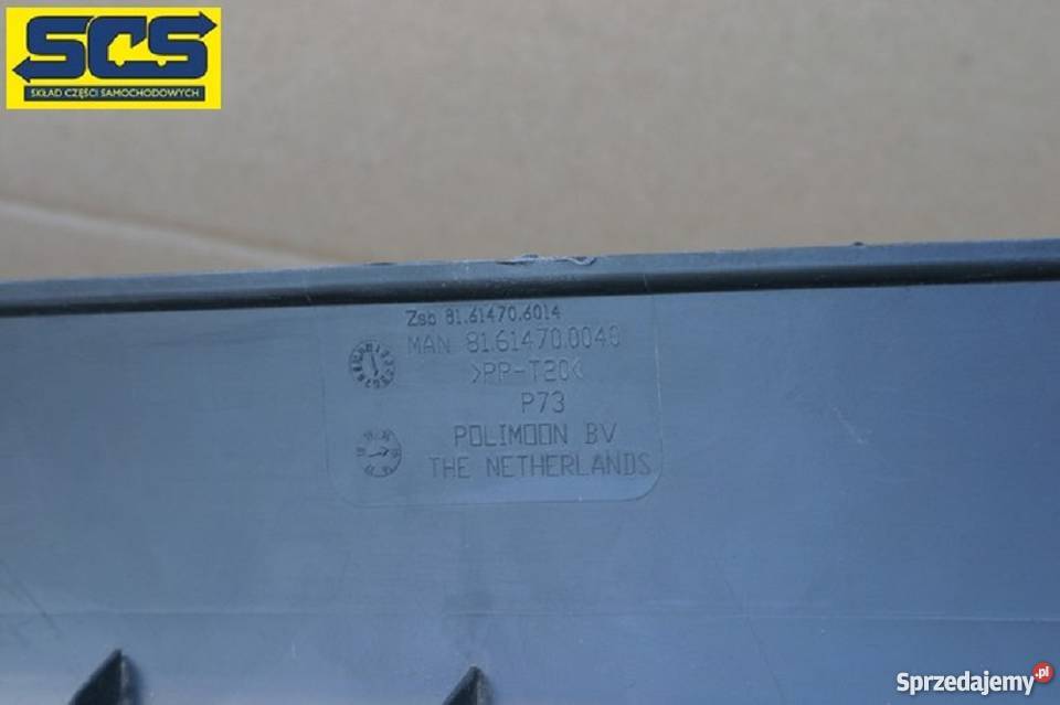 MAN MASKOWNICA KONSOLI DOLNA STRONA PASAŻERA ciężarowe lubuskie Bieleń sprzedam