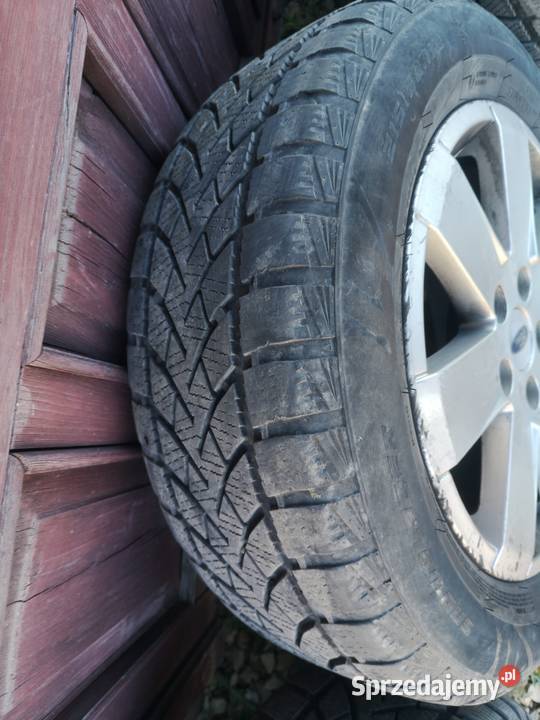 Felgi Ford Ronal 5x112 YM2JBA Plus Opony Zimowe Średnica 16" małopolskie Skomielna Biała