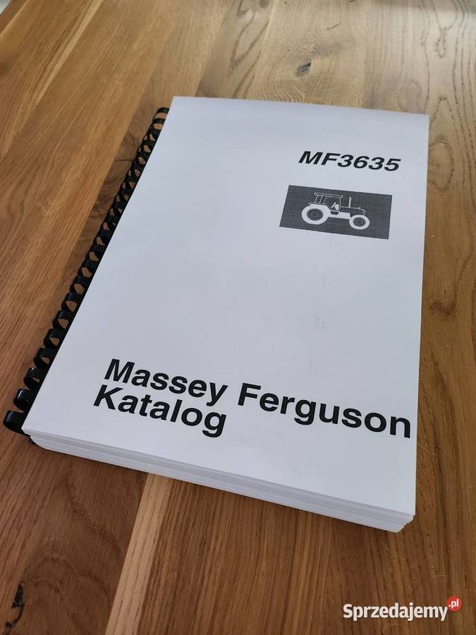 MASSEY FERGUSON 3635 katalog części Poradniki, albumy i reportaże Gdańsk