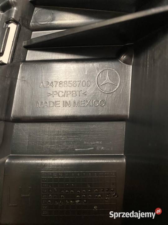 Mercedes GLB X247 W247 lewy górny ślizg zderzaka Rzeszów