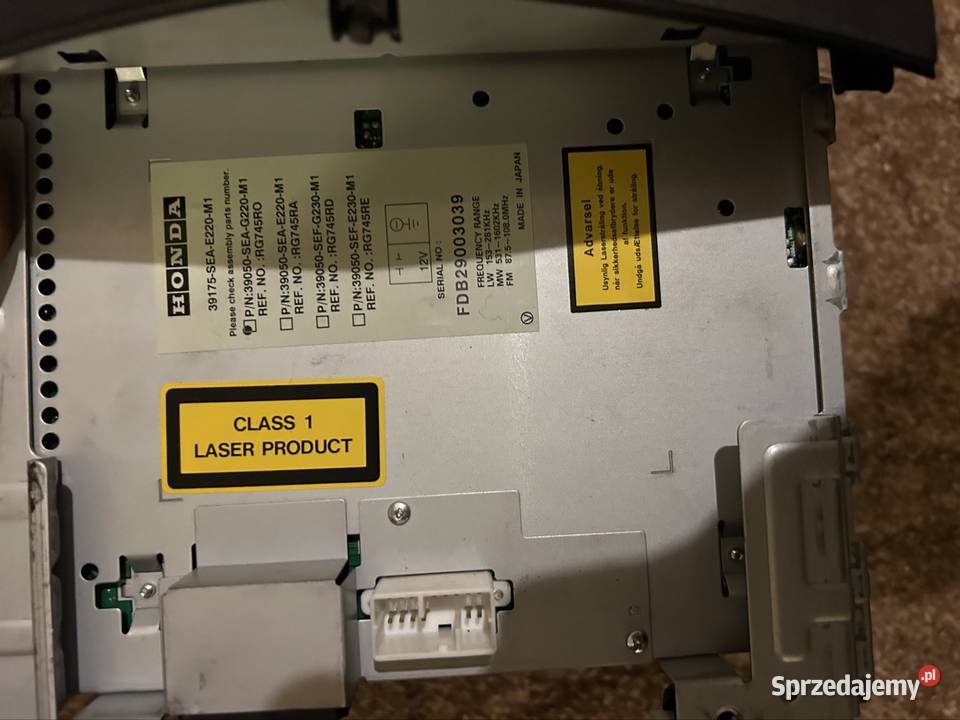 Radio Honda accord VII Premium sound Dębe Wielkie