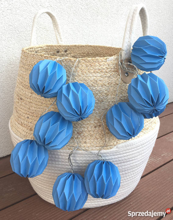 Lampki LED 10 origami Girlanda świetlna Kanie