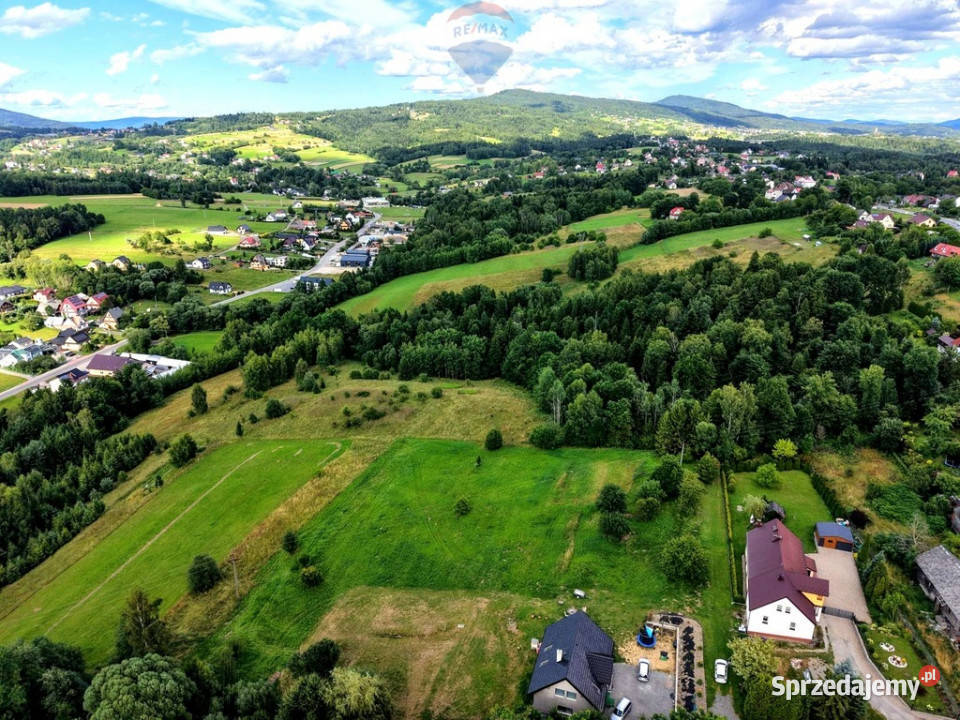 DZIAŁKA BUDOWLANA JORDANÓW Sprzedaż małopolskie Jordanów sprzedam