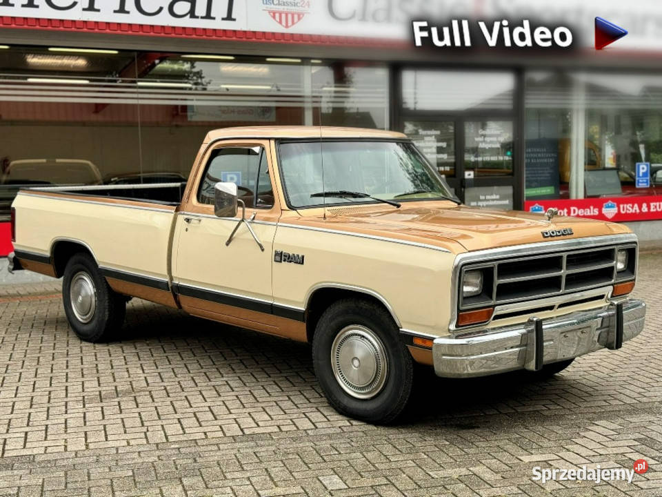 Dodge RAM D350 1986 klasyk pickup silnik 360V8 RAM