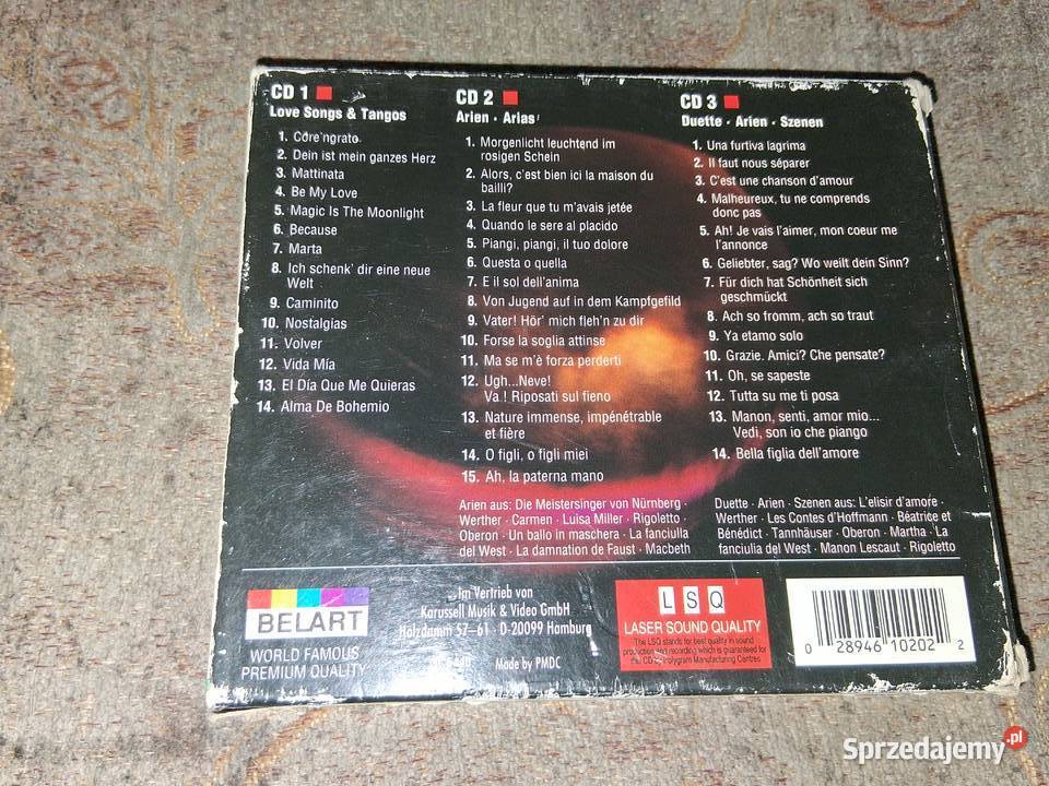 13 sztuk Płyty CD Bocelli Chopin Vivaldi Warszawa sprzedam