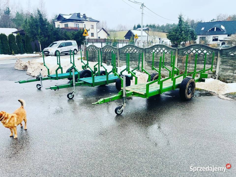 Przyczepa leśna do mini ciągnika auta terenowego Olkusz sprzedam