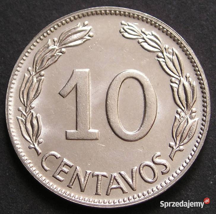 Ekwador 10 centavos 1964 stan menniczy Numizmatyka