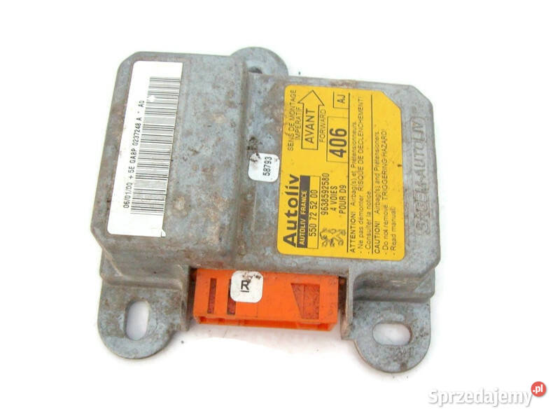 Peugeot 406 Sensor poduszek AIR BAG 9638592580 Mińsk Mazowiecki sprzedam