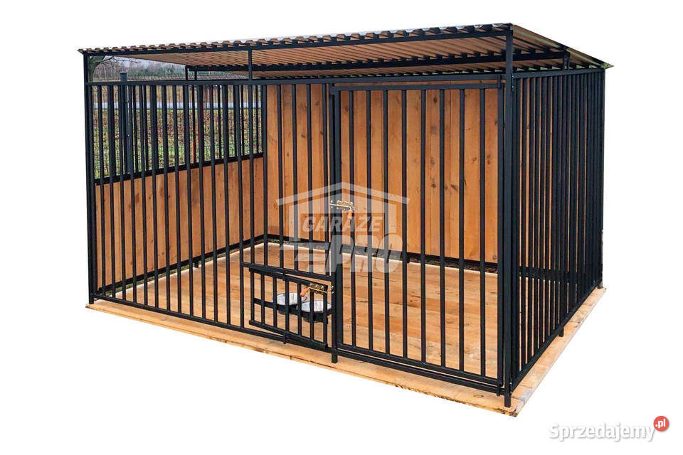 Kojec Psów 25x2m Uchwyt na miski Drewniana Dla psów Rybnik