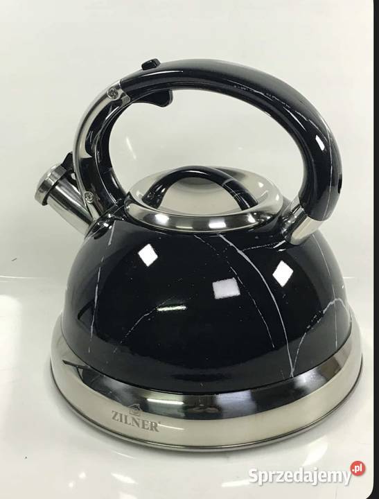 79 Czajnik stalowy 3L Zilner kolor szary czarny śląskie Zabrze