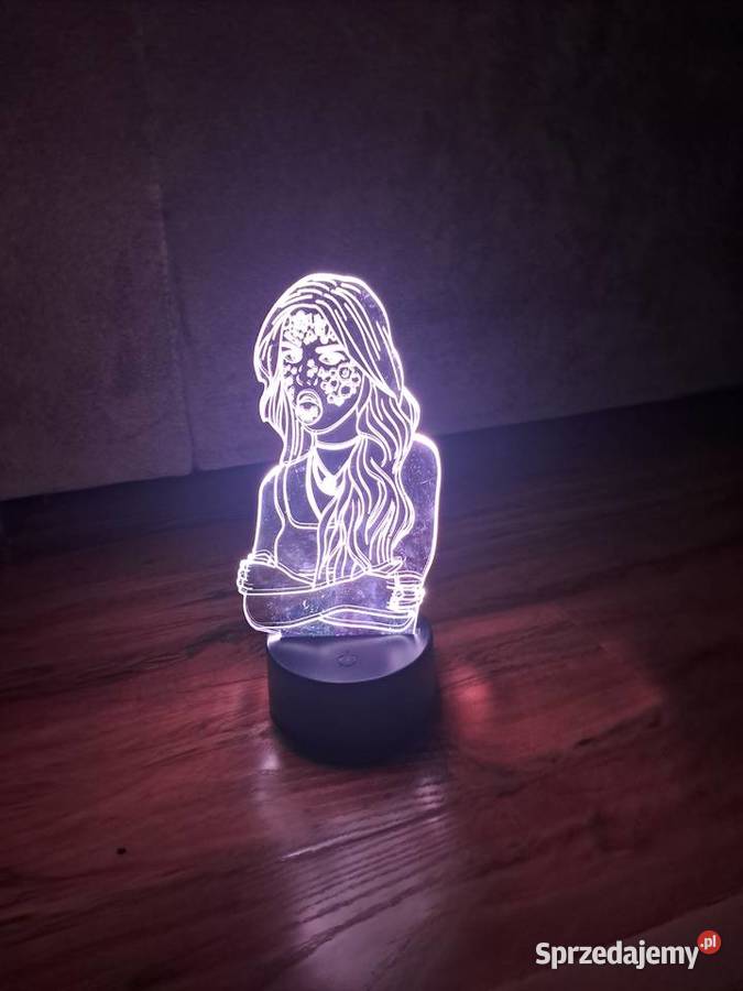 nowa lampka nocna 3D zmieniająca kolory Sandomierz