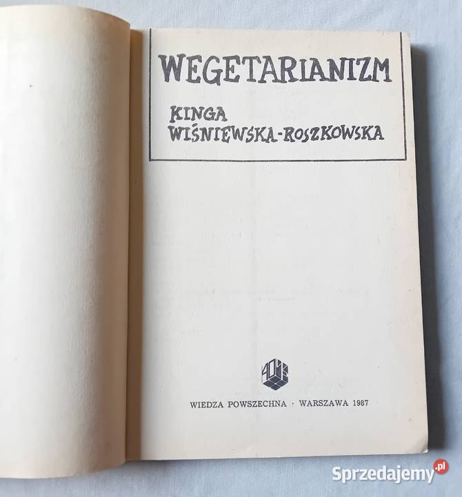 Kinga WiśniewskaRoszkowska Wegetarianizm Wydanie Koźminek