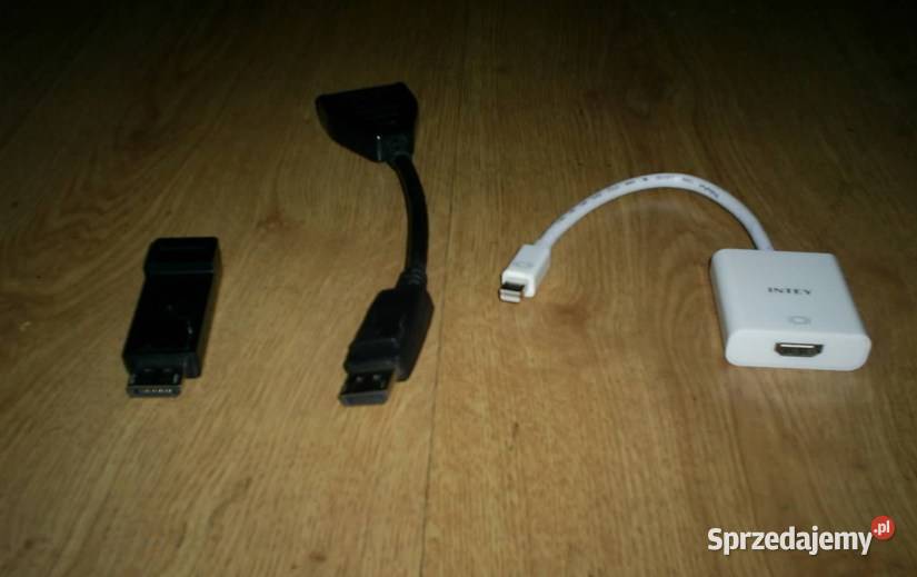adapter DISPLAY PORT dvi i DISPLAY mini hdmi przejściówki Olkusz sprzedam