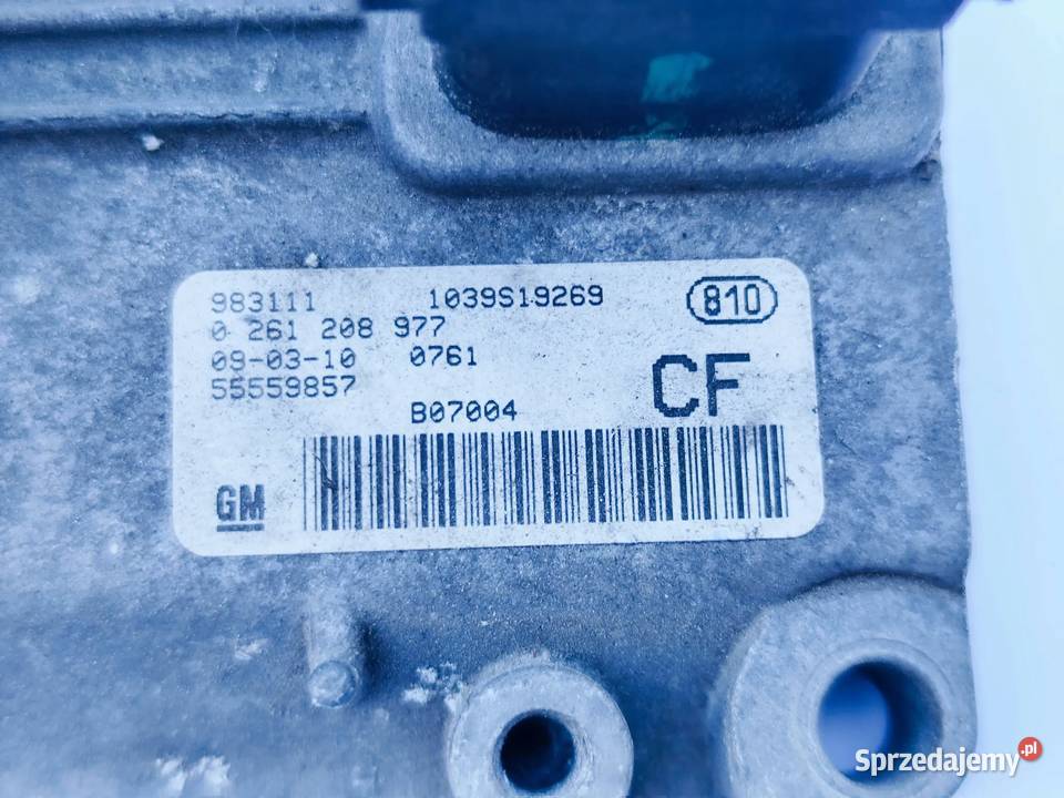 Opel Astra H STEROWNIK KOMPUTER SILNIKA 16T