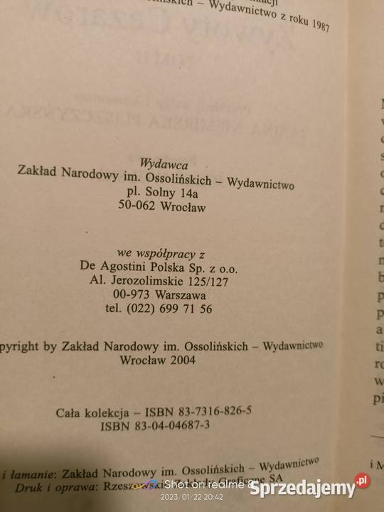 Swetoniusz Żywoty cezarów książki Warszawa sprzedam
