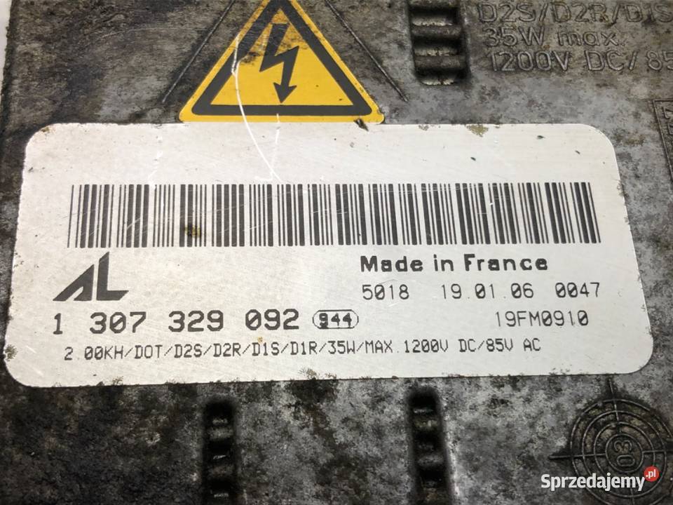 PRZETWORNICA XENON FIAT STILO 1307329092 0308