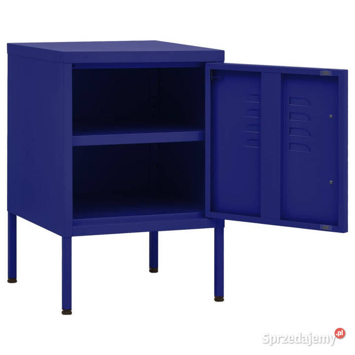 Szafka nocna granatowa 35x35x51 stalowa WM336208 Warszawa