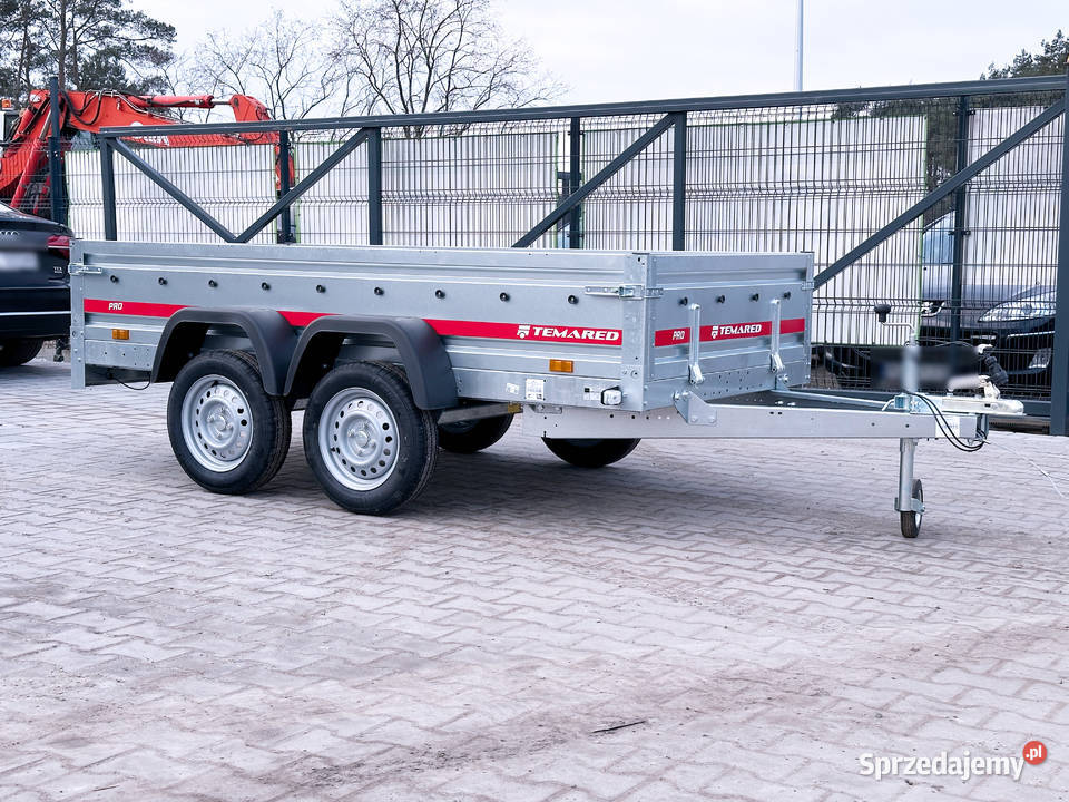 TEMARED PRO 26122 przyczepa lekka DMC 300750 burtowe Cegielsko