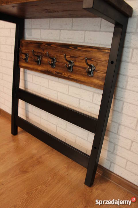 przedpokój loft wieszak i ławka zestaw loftowy Wrocław sprzedam