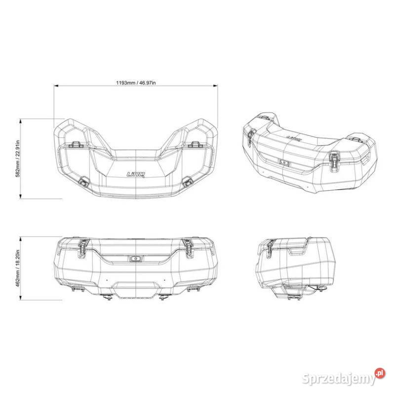 Kufer do quada 139L CanAm Outlander G3 G3L LinQ Nowy Sącz sprzedam