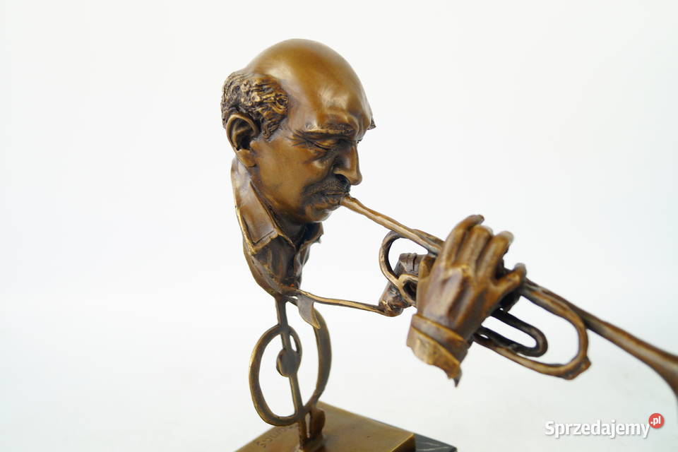 Figura z brązu rzeźba muzykant prezent Gizałki sprzedam