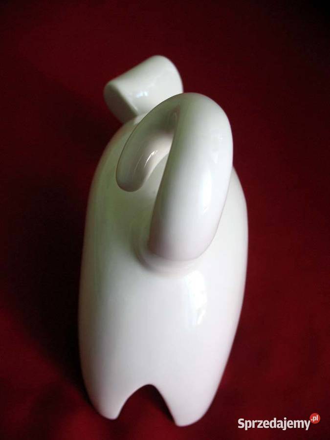 Kot abstrakcja Figurka porcelana Japonia 16 x 22 Siedlce sprzedam
